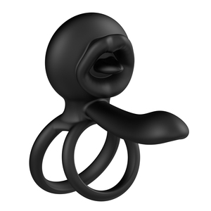 9 Snelheden App Oplaadbare Vibrerende Haan <span class=keywords><strong>Ring</strong></span> <span class=keywords><strong>3</strong></span>-In-1 Dubbele Penis <span class=keywords><strong>Ring</strong></span> Vibrator Voor Anale Stimulatie Volwassen Seksspeeltjes Voor Mannen - Product Image 6