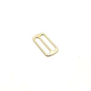 Anneaux à trois glissières en alliage de zinc de haute qualité pour sacs en stock, boucle de ceinture coulissante en métal, boucle plate coulissante en métal pour pièces de sac - Product Image 5