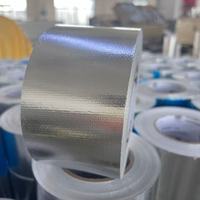 Isolation en coton de fibre de verre avec feuille d'aluminium, renforcée, imperméable, isolante thermique et résistante aux hautes températures