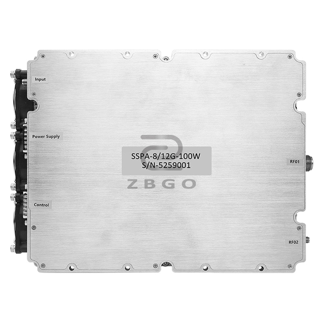 8-12GHz Power Amplifier 100W RF Module Radar and Satcom