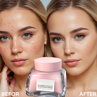 Masque de nuit éclaircissant et raffermissant à la pastèque, 50 ml, pour le soin de la peau du visage, restaure l'éclat naturel - Vente chaude