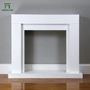 En gros Timberlume Enceinte de <span class=keywords><strong>cheminée</strong></span> autoportante moderne en MDF blanc peint, compatible avec les inserts de <span class=keywords><strong>cheminée</strong></span> électriques UK/UE - Product Image 4