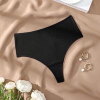 Culotte string en dentelle pour femme sans couture sous-vêtements respirants confortables et doux taille haute de couleur unie au prix d'usine
