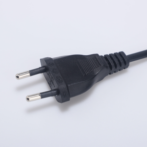 Tùy chỉnh PVC PC Chất liệu EU 2 Pin Cắm dây điện 4.0 mét AC cáp điện cho máy tính xách tay Máy tính để bàn máy tính - Product Image 3