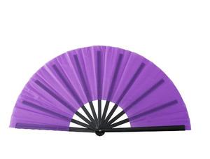 Abanico Plegable de Plástico Grande de 33 cm, Personalizado, Colorido, para Kung Fu, Festivales, Baile, Regalos - Product Image 4