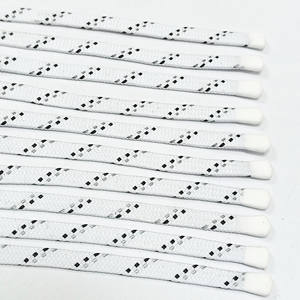 Durable 100% Polyester Hoodie and Pants Drawcords Shoelaces Comfortable Flat <b>Drawstring</b> with Glitter silicone tips for Garments - Product Image 5