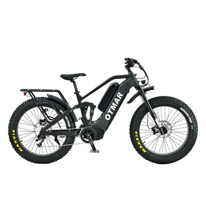 La mejor velocidad, bicicleta eléctrica de neumático grueso de 26 pulgadas, bicicleta eléctrica de motor medio M620 con batería de litio Inframe, bicicleta eléctrica - Product Image 1