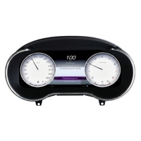 Yuefu Tableau de bord numérique LCD 10,25 pouces, cockpit virtuel, plastique noir pour Mercedes Benz Classe C GLC 2015-2019