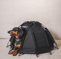 Vente en gros de tentes personnalisées confortables et respirantes pour chats et chiens, tente portable de petite taille pour animaux de compagnie, pour l'extérieur et l'intérieur