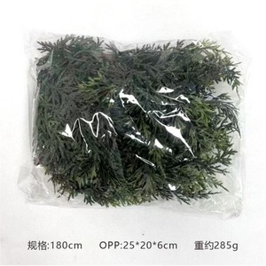 Guirlande artificielle de pin 180 cm pour Noël, décoration murale pour la maison, verdure décorative - Product Image 5