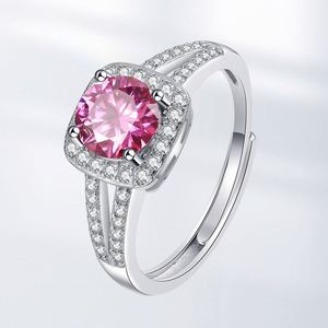 Platinum Plated Layers Diamond <b>Ring</b> Engagement Diamond <b>Ring</b> for Women Jewelry <b>Crown</b> Silver Moissanite <b>Ring</b> Women - Product Image 3