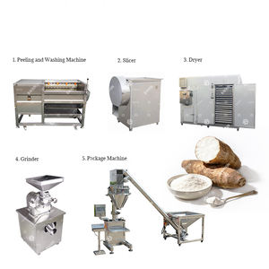 Ligne de production complète de farine de manioc personnalisable Solution efficace de traitement des aliments - Product Image 3