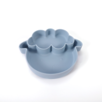Plaque en Silicone pour bébé, plusieurs couleurs, assiette avec aspiration, Style mouton, vente en gros, livraison gratuite