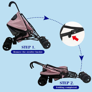 Chariot de <span class=keywords><strong>transport</strong></span> pour animaux de compagnie JXB réglable à 4 roues avec pliage à une main, grande capacité pour l'affichage <span class=keywords><strong>en</strong></span> magasin d'animaux - Product Image 5