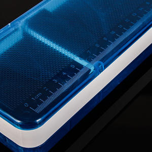 Caja de Pesca Multifuncional Translúcida Azul de 45cm 55cm, Material ABS, Almacenamiento de Líneas de Pesca, Accesorio Portátil para Aparejos de Pesca - Product Image 3