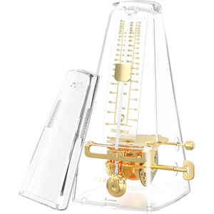 Metrónomo Mecánico de Metal Transparente Clásico TERENCE, Accesorio para Instrumentos Musicales, para Guitarristas - Product Image 2