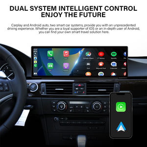 Écran de voiture Android 14,9 pouces avec navigation GPS, <span class=keywords><strong>Apple</strong></span> <span class=keywords><strong>CarPlay</strong></span> sans fil, lecteur DVD Android pour <span class=keywords><strong>BMW</strong></span> 2005 - 2012, mise à niveau CCC E90 - Product Image 4
