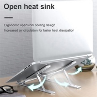 Support Portable pour ordinateur Portable, Base de bureau pliable, pour Macbook Air, en élévation de refroidissement