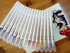 STA <span class=keywords><strong>Aquarelle</strong></span> <span class=keywords><strong>Pinceau</strong></span> Pointe Stylo Doux <span class=keywords><strong>Pinceau</strong></span> Art Marqueur Stylo pour Dessin, Virage - Product Image 4