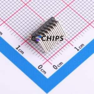 HX PZ1.27-2x8P WZ-P Pin Header Bent Lead Through Hole,P=1.27mm Connector 2x8P 1.27mm 1.27mm Pin Header - Product Image 2