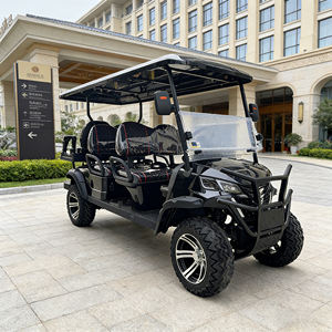 Voiturette électrique 4+2 places pour hôtel et complexe hôtelier, véhicule à faible vitesse avec auvent, batteries sans entretien 60V - Product Image 2