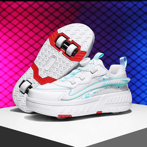 <span class=keywords><strong>Chaussures</strong></span> <span class=keywords><strong>à</strong></span> <span class=keywords><strong>roulettes</strong></span> JIAXIN sans lacets avec 4 roues, patins <span class=keywords><strong>à</strong></span> <span class=keywords><strong>roulettes</strong></span> rétractables pour enfants, éclairage LED - Product Image 1