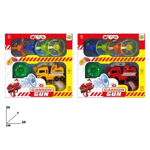 รถบรรทุกของเล่นฉีดน้ำ 26 ซม. พร้อมล้อและไฟสำหรับเด็กเล่น - Product Image 3
