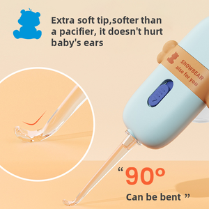 Pince à épiler en silicone pour cérumen avec lumière flash LED, poignée antidérapante, lampe de poche pour bébé, cuillère de nettoyage d'oreille pour tous les âges - Product Image 4