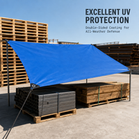 Bâche en PVC robuste anti-UV, imperméable et multi-usages pour le camping, le stockage, la couverture de bateau