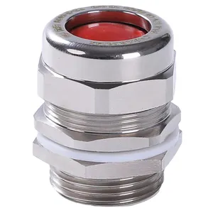 Single Compression Explosion Proof Certified Cable Glands Industrial Stainless Steel Cable Gland For Armored Cable