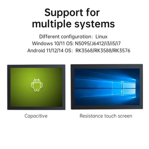 Moniteur tactile capacitif de 8 à 23,8 pouces, PC industriel sans ventilateur, panneau tactile mural en alliage d'aluminium - Product Image 6