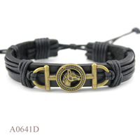 Bracelets en cuir véritable tortue de mer cheval renard bois de cerf éléphant gecko lézard mural chien chat patte cerf dragon tortue