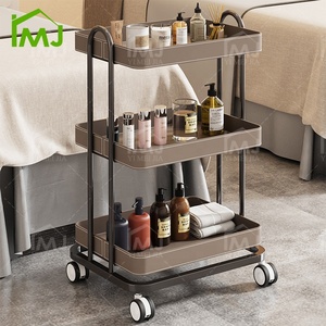 Mobile Makeup Salon Cart 3 Tiers Pedicure Spa Nail Shop <strong>Trolley</strong> Beauty <strong>Trolley</strong> for Sale - Product Image 2