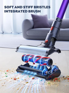 Aspirateur sans fil 45KPA 650W avec 2 batteries, 110 min d'autonomie, moteur sans balais, aspiration automatique, portatif, <span class=keywords><strong>pour</strong></span> poils d'animaux, tapis et sols (usage sec) - Product Image 4