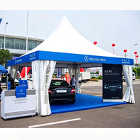 Tente personnalisée de style pagode européenne à double couche en PVC imperméable, structure à membrane blanche, toutes saisons, pour mariages, événements sportifs et activités de plein air