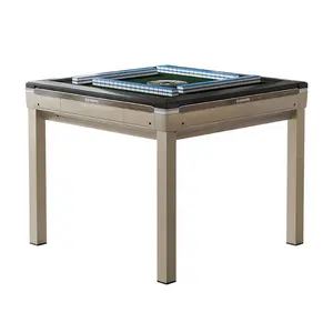 Machine à Mahjong Intelligente Table à manger entièrement automatique Table de Mahjong à quatre ports à double usage Basse électrique Usage domestique