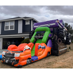 Castillo Inflable Comercial Huatong con Tobogán Acuático, Temática de Camiones, Castillo Inflable Combinado para Niños - Product Image 2