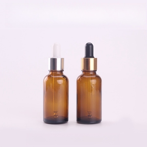Flacon compte-gouttes en verre d'<span class=keywords><strong>huile</strong></span> <span class=keywords><strong>essentielle</strong></span> fabriqué en usine 5ml-100ml couleur de thé pour soins de la peau sérum crème pour le <span class=keywords><strong>visage</strong></span> Mascara gouttes pour les yeux - Product Image 5