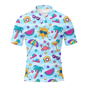 Ropa de Golf Personalizada, Polos de Alto Rendimiento y Calidad, Impresión Totalmente Sublimada, Polos de Golf para Hombre - Product Image 3