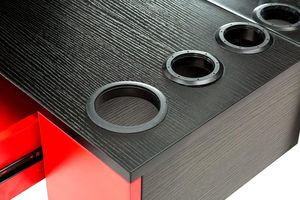 Treo Tường Trạm Cắt Tóc Với 6 Máy Sấy Tóc Chủ Sở Hữu Salon Tạo Kiểu Tóc Với Gương Bàn Trang Điểm Beauty Salon Thiết Bị Spa Thiết Lập - Product Image 5