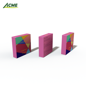 Boîtes d'emballage cosmétiques en carton mat biodégradable écologique personnalisé impression UV estampage à chaud pour fondations de lotions - Product Image 2