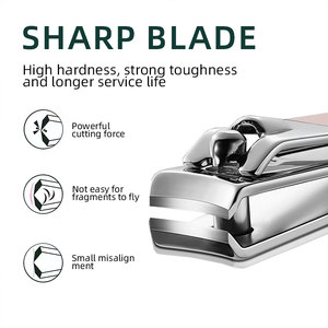 Làm móng tay thiết lập móng chân ngón chân móng tay nghệ thuật Công cụ <span class=keywords><strong>Kit</strong></span> 4-16pcs chải chuốt cắt tông đơ & tai Pick Carbon thép Nail Clipper Quà Tặng - Product Image 2