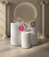 Yicheng beauté demi-cercle réception bureau demi-rond en forme d'arc petit bureau de réception bureau de direction de luxe