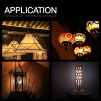 Ampoule à filament LED E12 E14 2W 4W AC 110V 220V Éclairage à 360 degrés pour lustres et lampes décoratives d'intérieur
