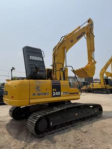 Excavatrice sur chenilles hydraulique d'occasion Komatsu PC240 de 24 tonnes en bon état pour le terrassement, en stock avec CE EPA - Product Image 6