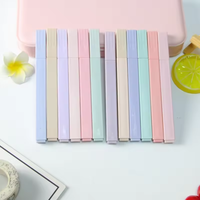 Stylo surligneur carré Macaron en gros, couleurs douces, encre à séchage rapide pour la mise en évidence biblique, le journaling, logo personnalisé pour étudiants