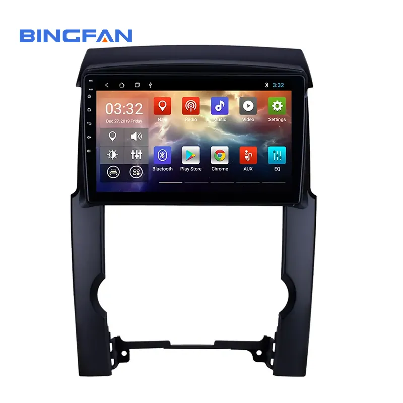 10.1 "Màn hình cảm ứng Android 9.0 đài phát thanh xe đơn vị đứng đầu cho KIA SORENTO 2009 2010 2011 2012 2 DIN GPS đa phương tiện Máy nghe nhạc