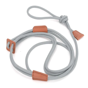 Correa de cuerda de cuero PU de nailon para perros, correa de entrenamiento para perros, correas antideslizantes duraderas para perros, correas para mascotas - Product Image 4