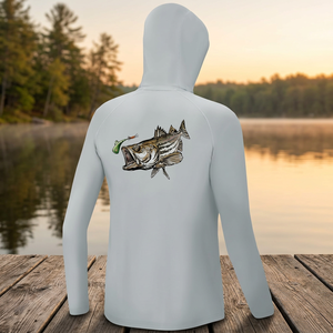 Camiseta de Pesca para Niños, Talla Grande, Ligera, de Secado Rápido, Impermeable, con Estampado Digital de Camuflaje, Transpirable, Protección Solar UPF 50+, para Verano - Product Image 4