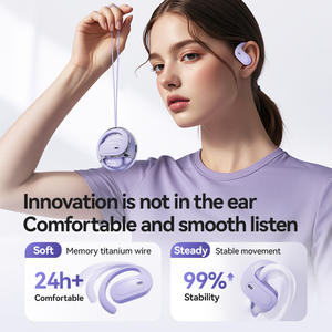 Auriculares Inalámbricos Bluetooth M112 con Gancho para la Oreja, Auriculares Deportivos Translúcidos de Moda con Sonido Envolvente Estéreo y Cancelación de Ruido ENC - Product Image 3
